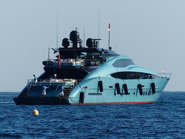 modern motor yacht